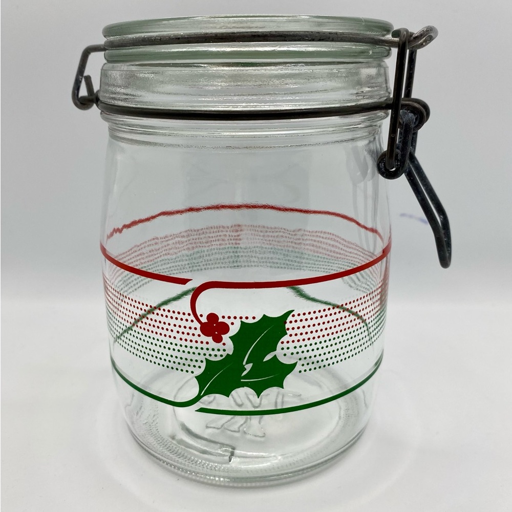 Wheaton Glass Christmas Jar